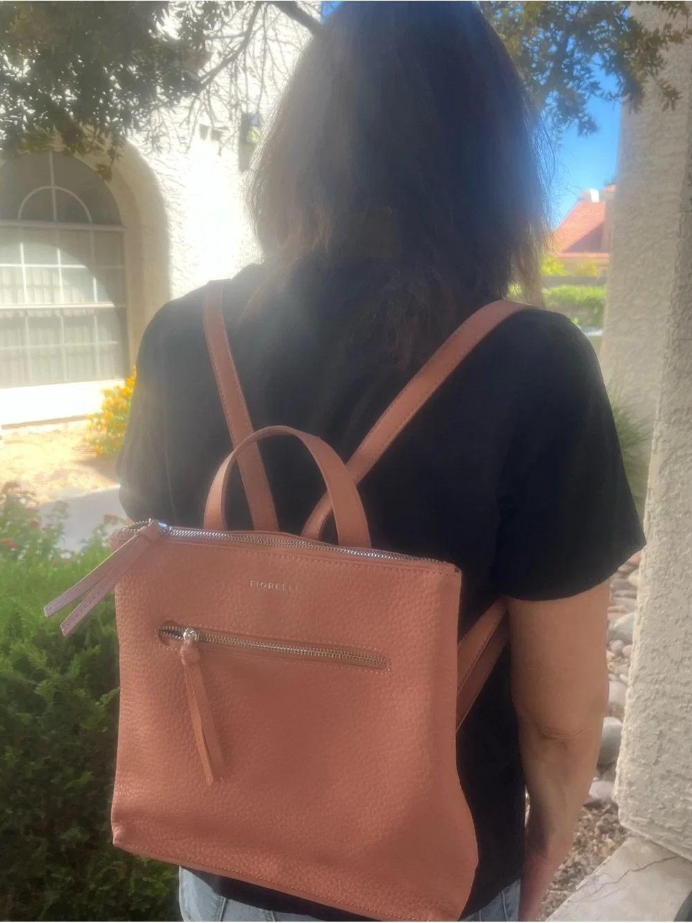 Fiorelli Rose Textured Faux Leather Backpack